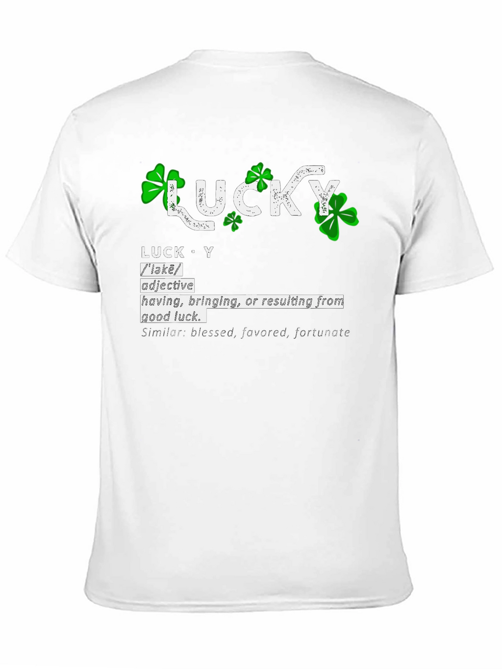 Lucky Definition Graphic T-Shirt - St. Patricks Day Tee