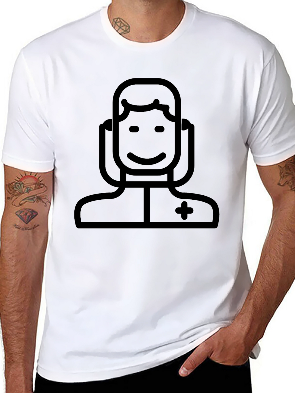 Doctor Graphic Tee - Black Unisex T-Shirt