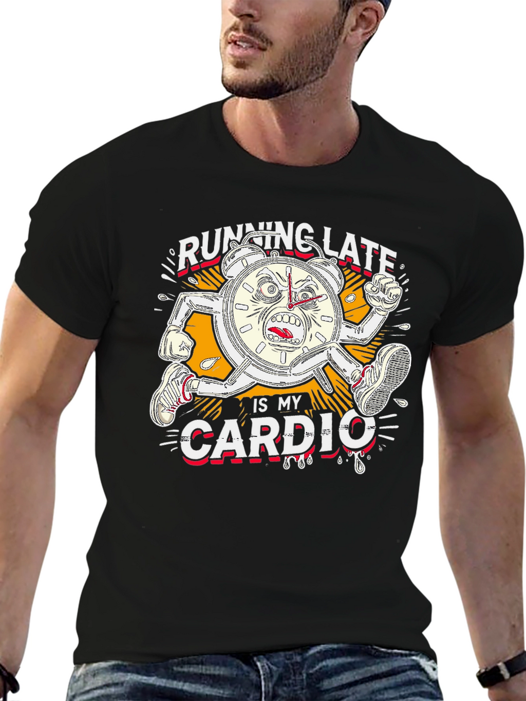Running Late is My Cardio Graphic Tee