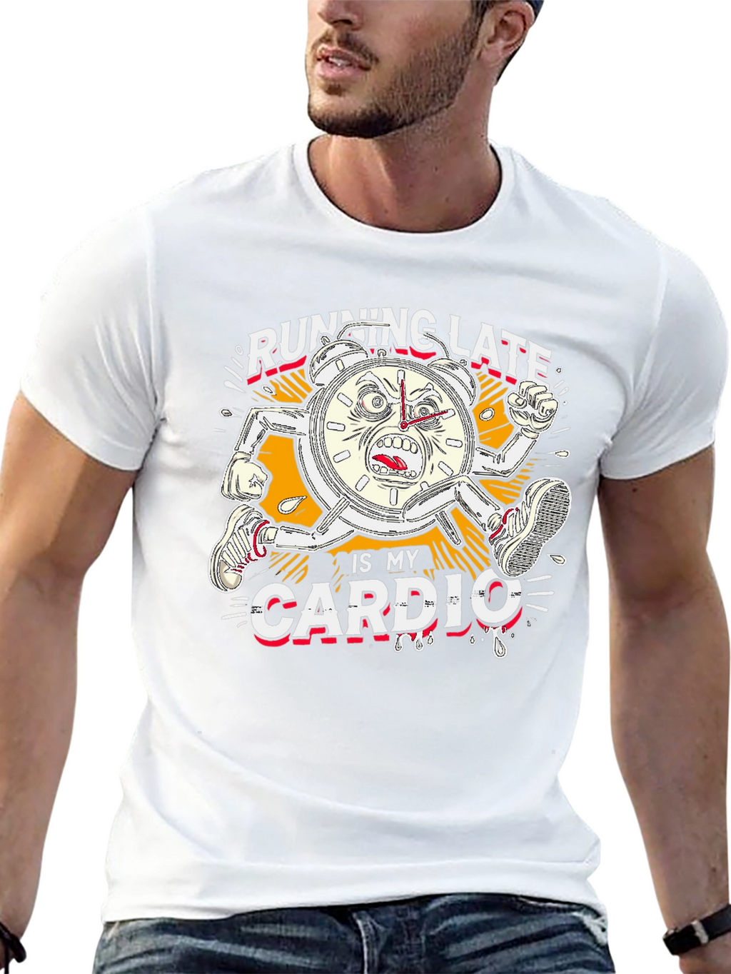 Running Late is My Cardio Graphic Tee