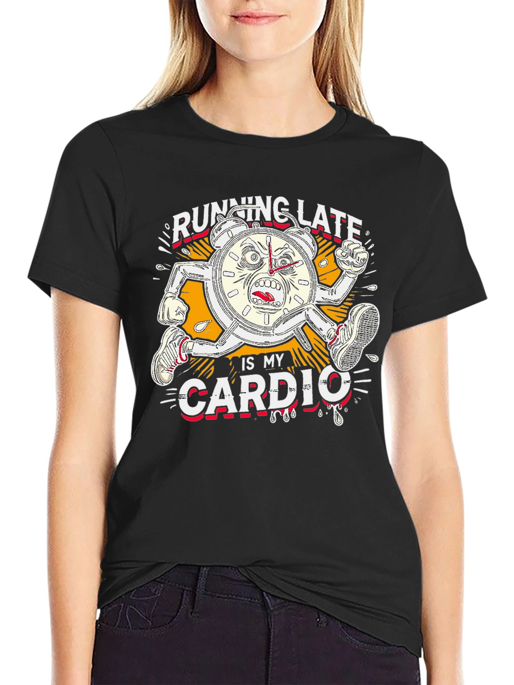 Running Late is My Cardio Graphic Tee