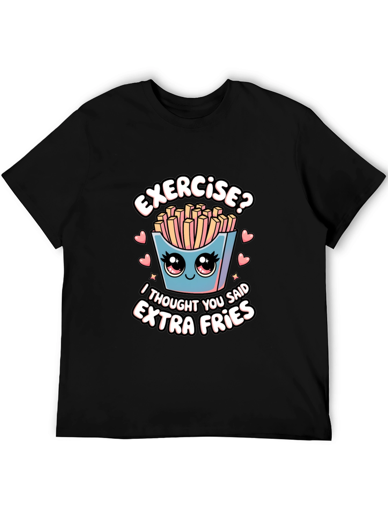 Extra Fries T-Shirt - Funny Foodie Tee