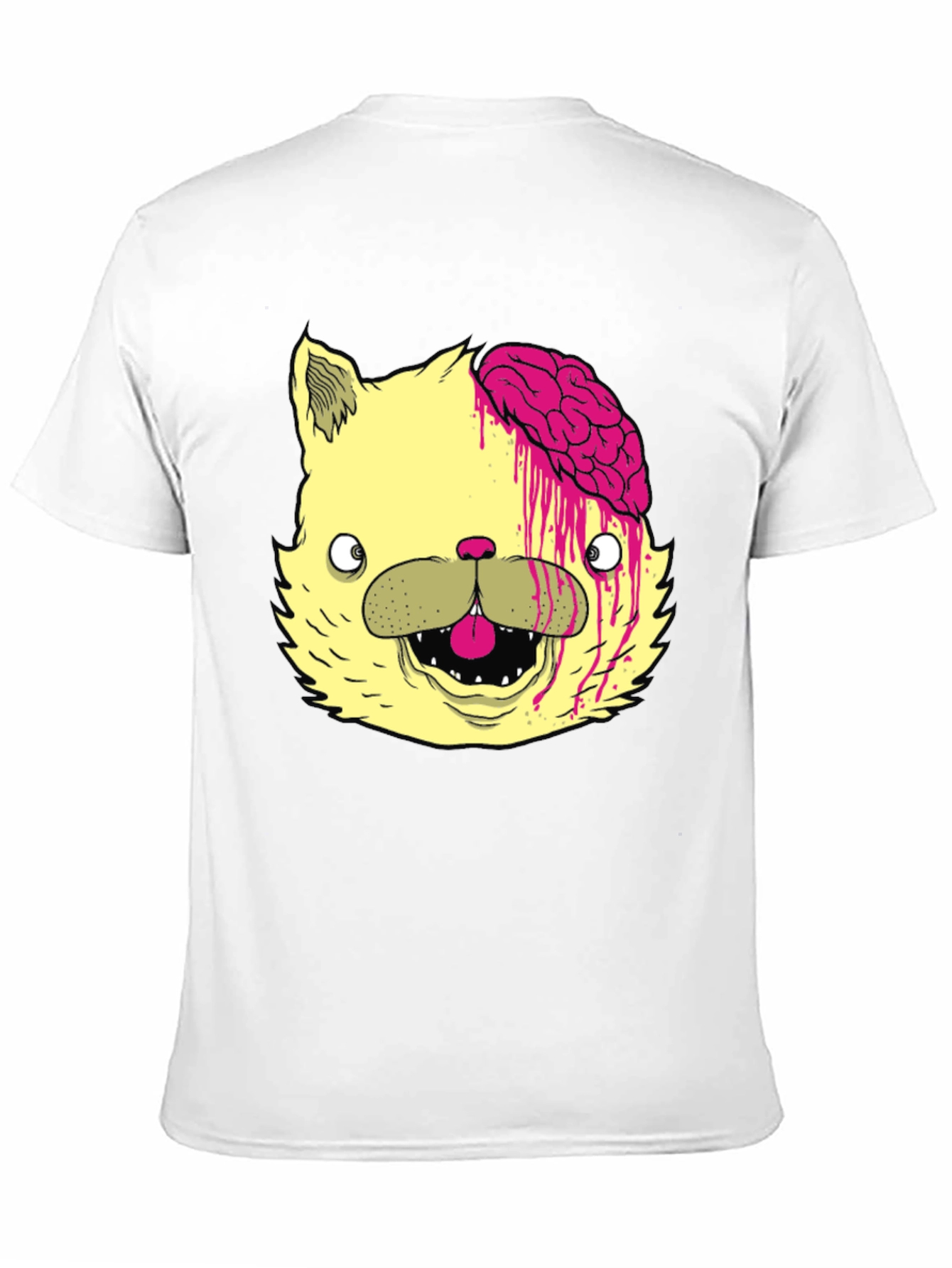 Zombie Cat Brains Graphic Tee - Mens