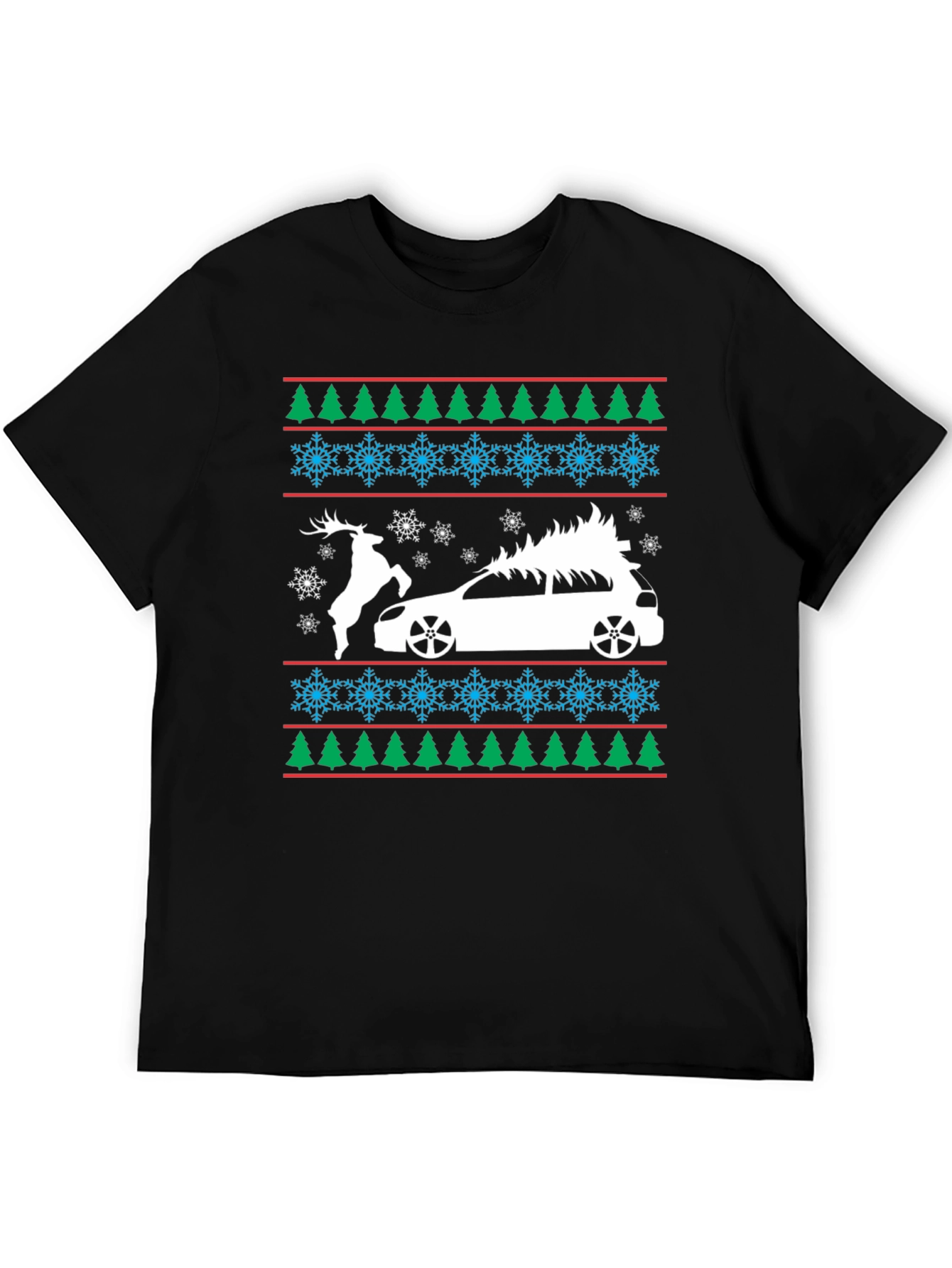 Festive Car Christmas Tee