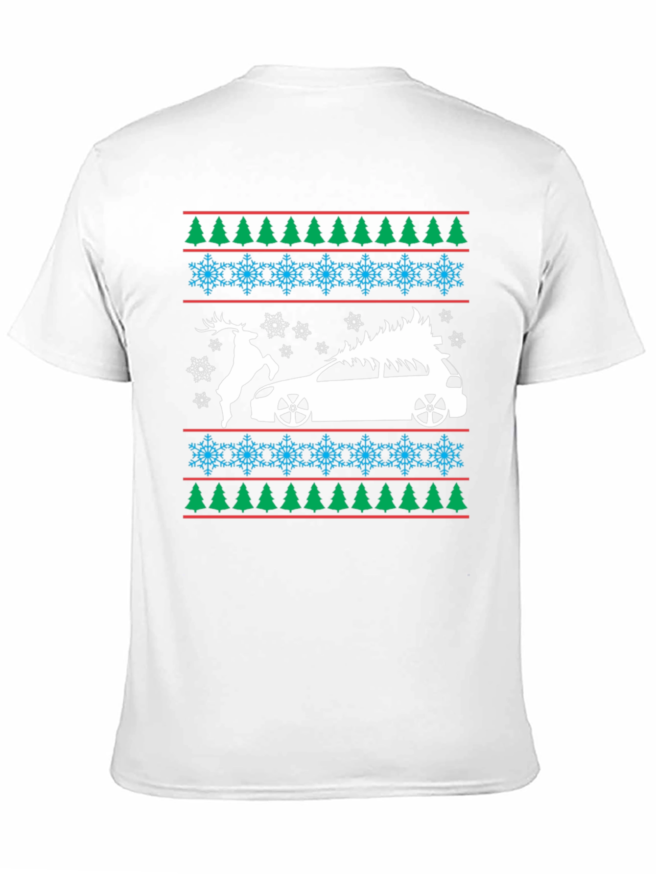 Festive Car Christmas Tee