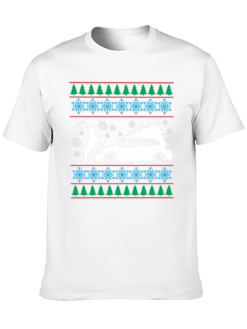 Festive Car Christmas Tee
