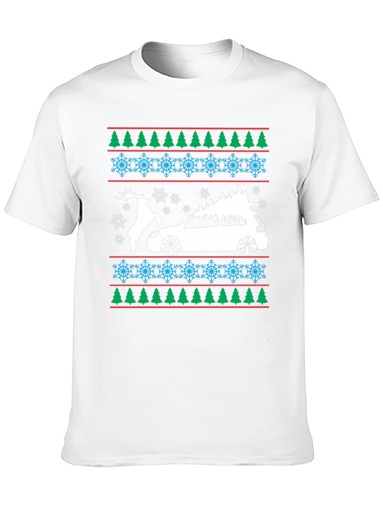 Festive Car Christmas Tee