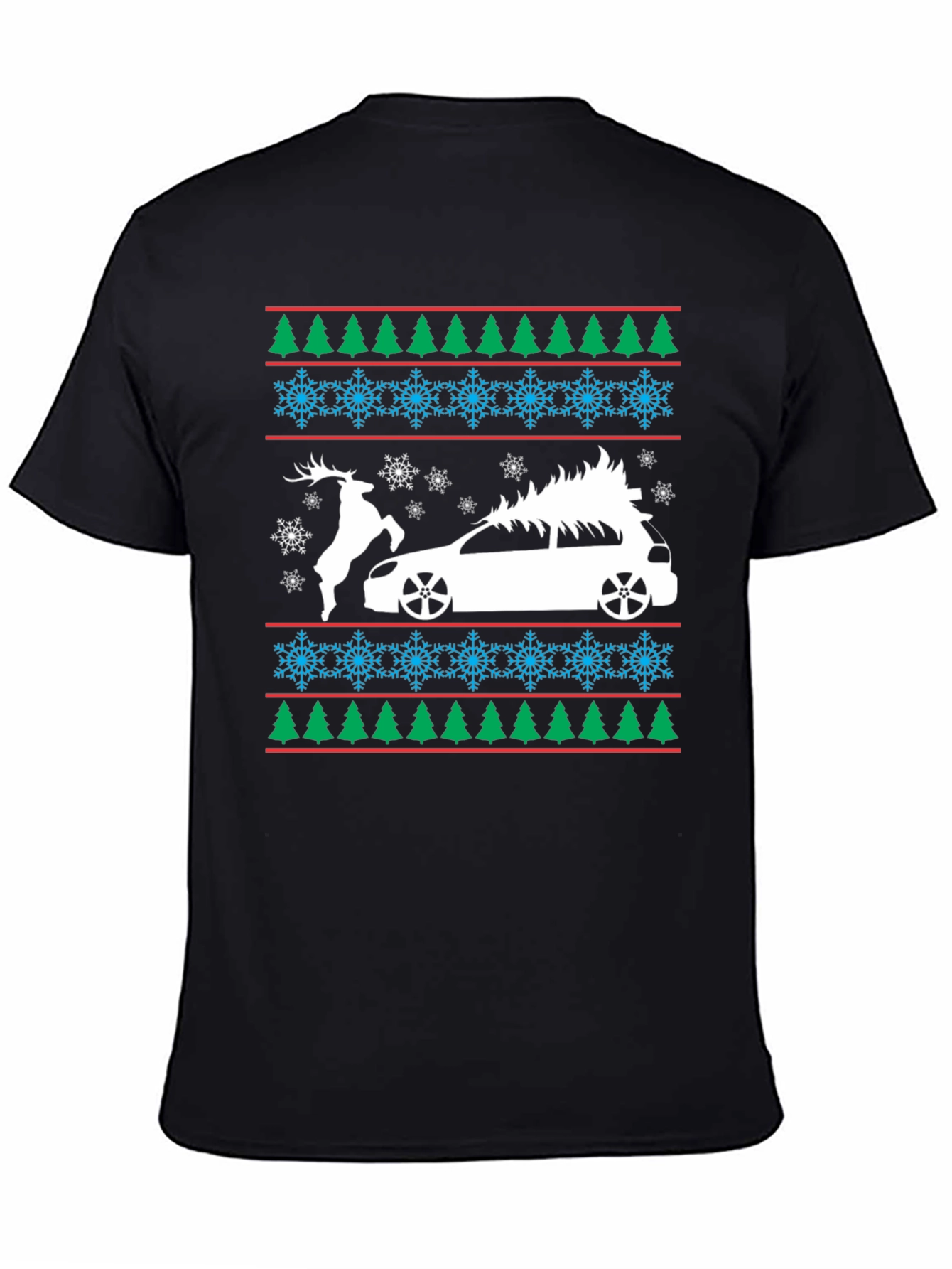 Festive Car Christmas Tee