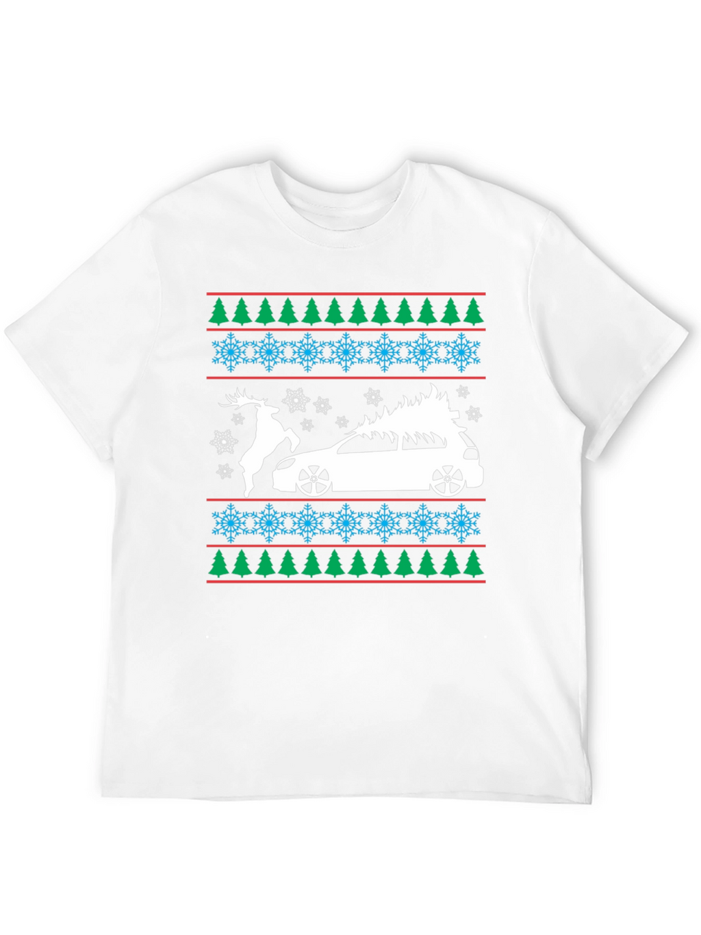Festive Car Christmas Tee