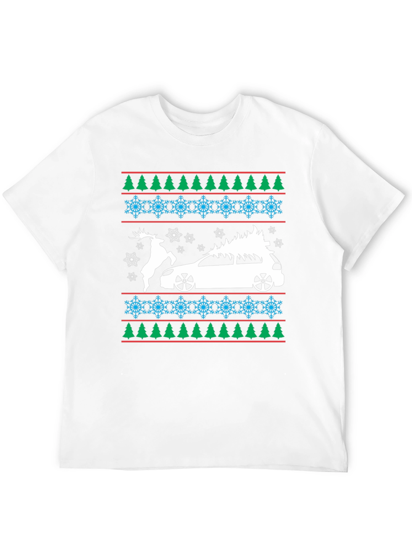 Festive Car Christmas Tee