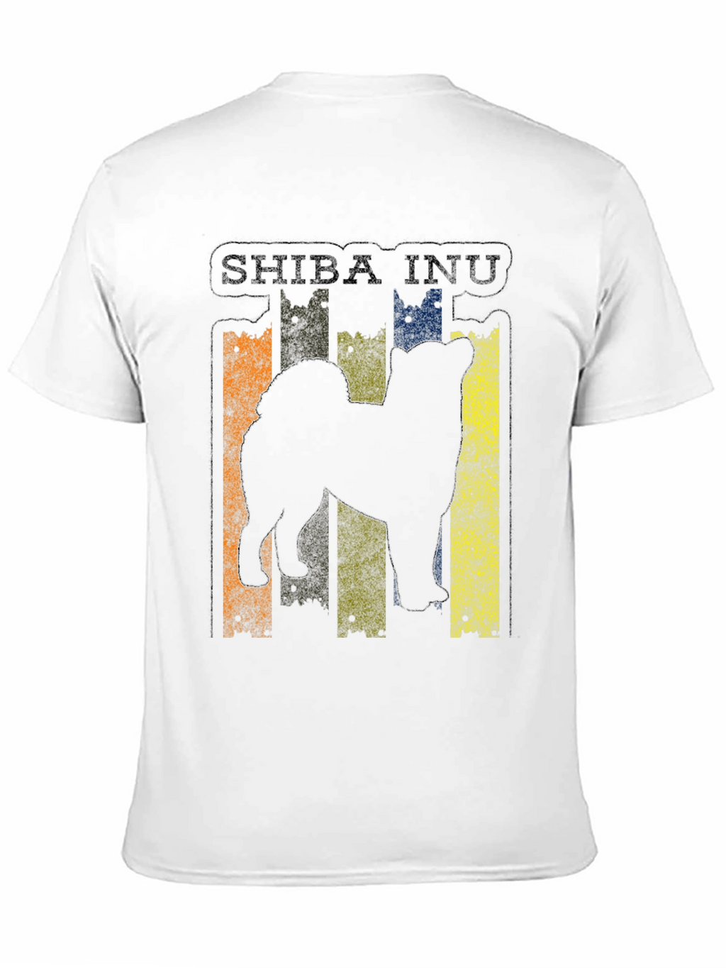 Shiba Inu Dog Silhouette Graphic T-Shirt