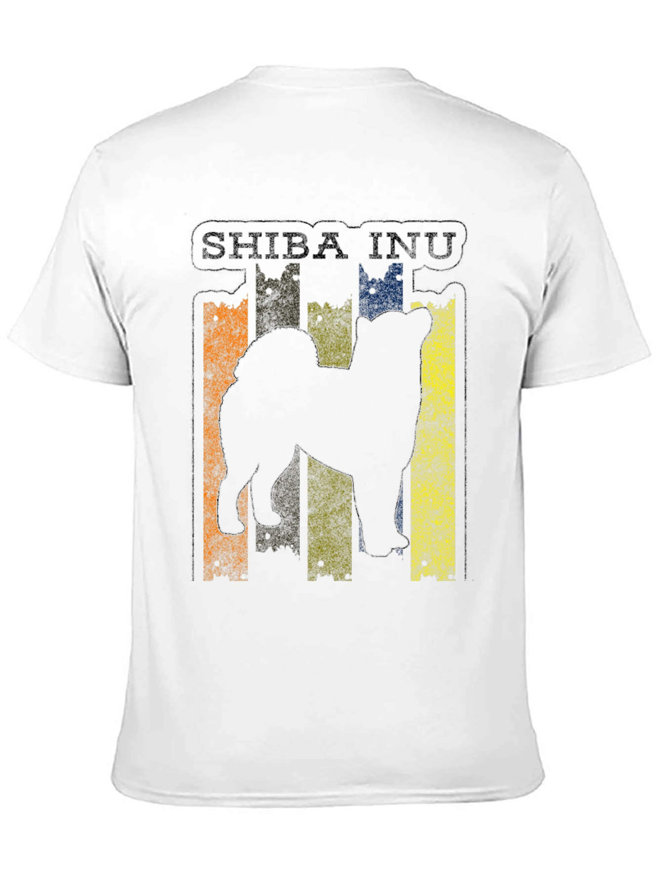 Shiba Inu Dog Silhouette Graphic T-Shirt