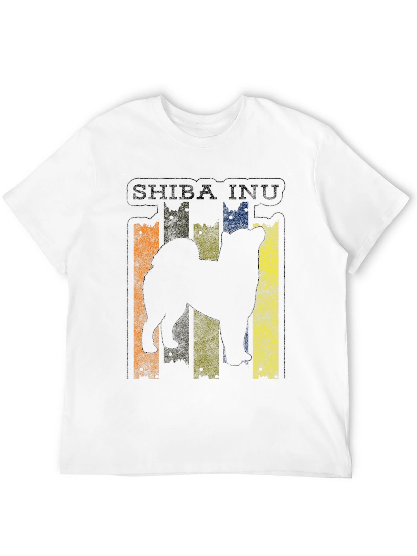 Shiba Inu Dog Silhouette Graphic T-Shirt