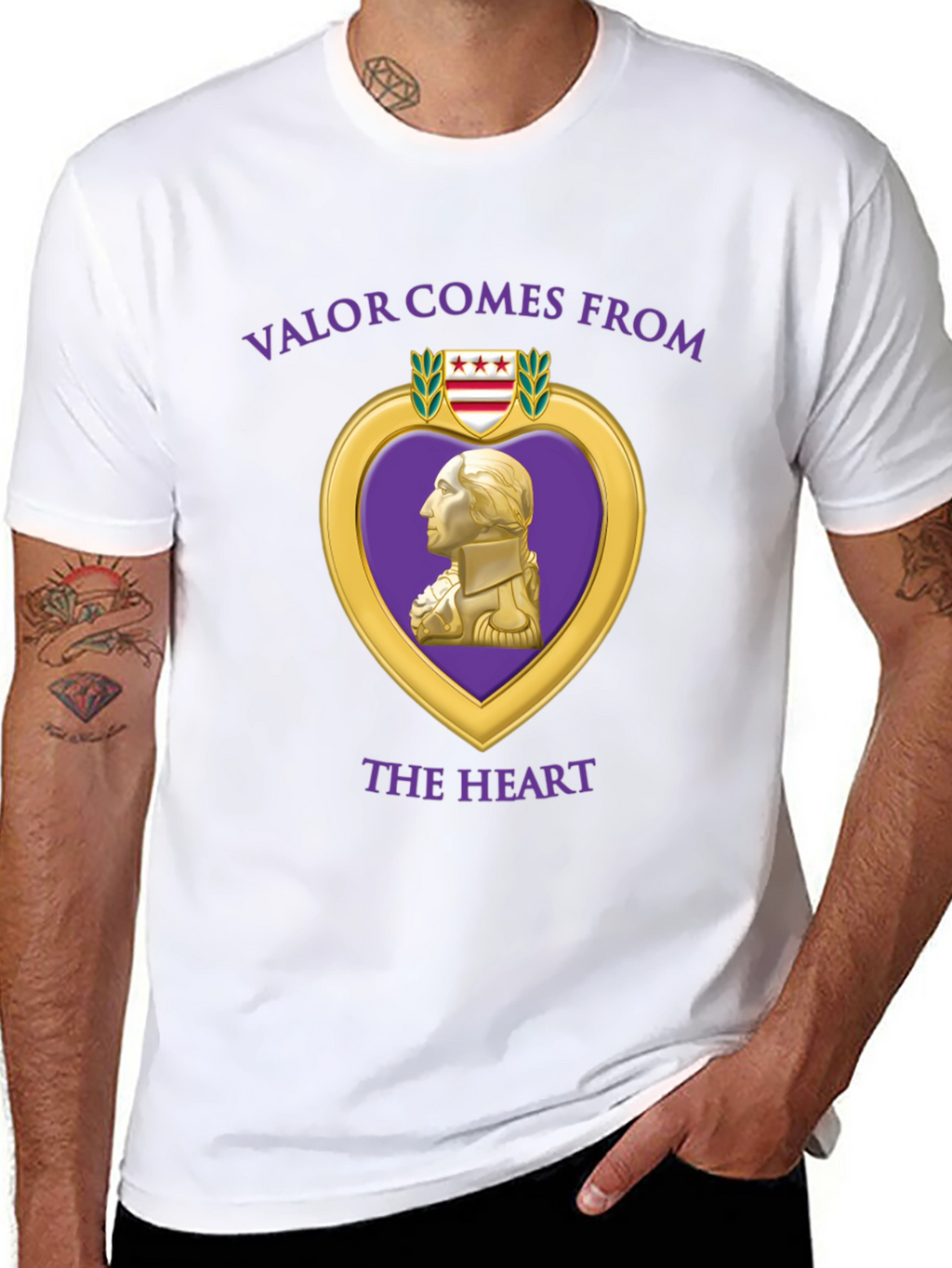 Valor Comes From The Heart T-Shirt