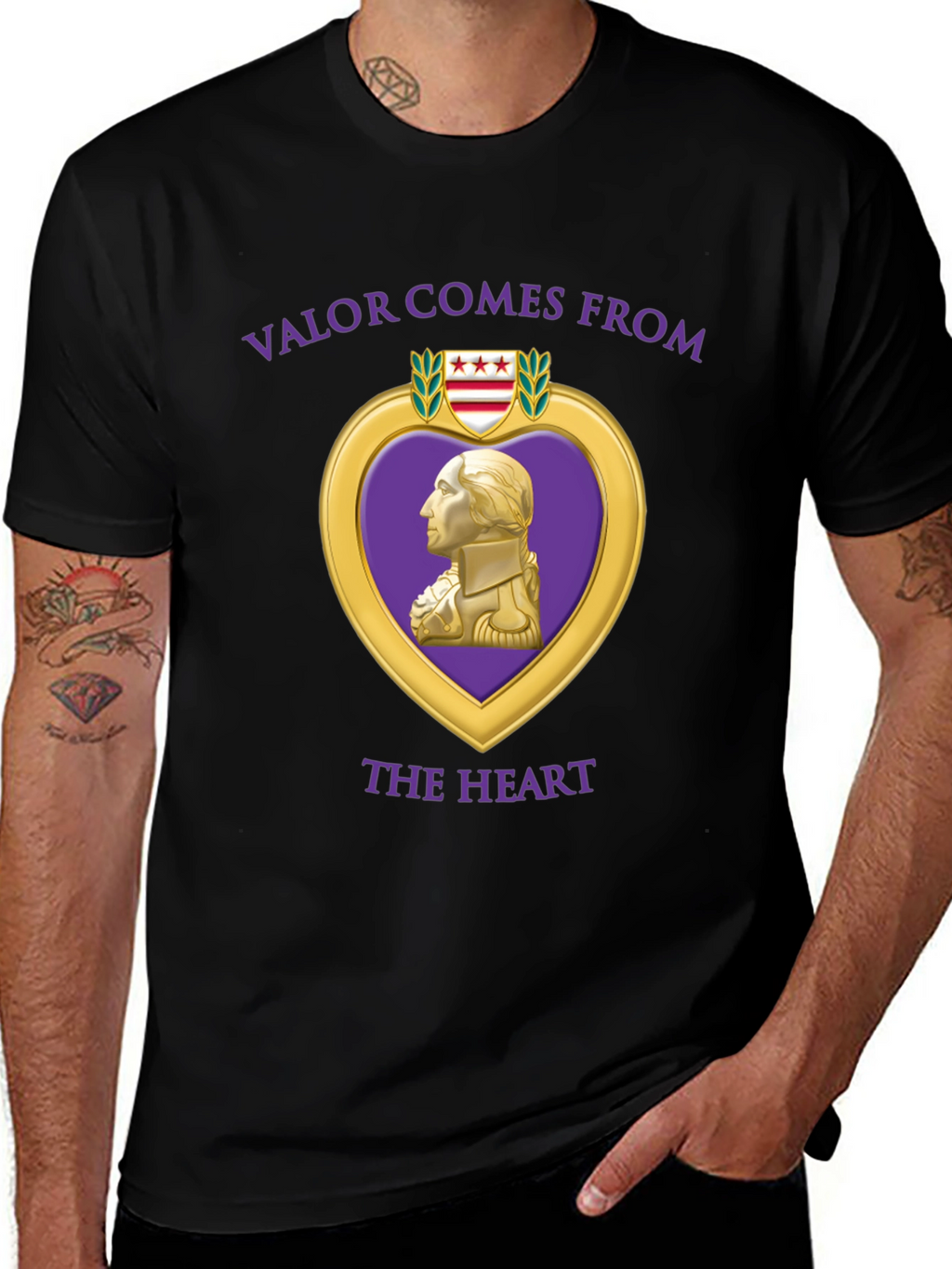 Valor Comes From The Heart T-Shirt