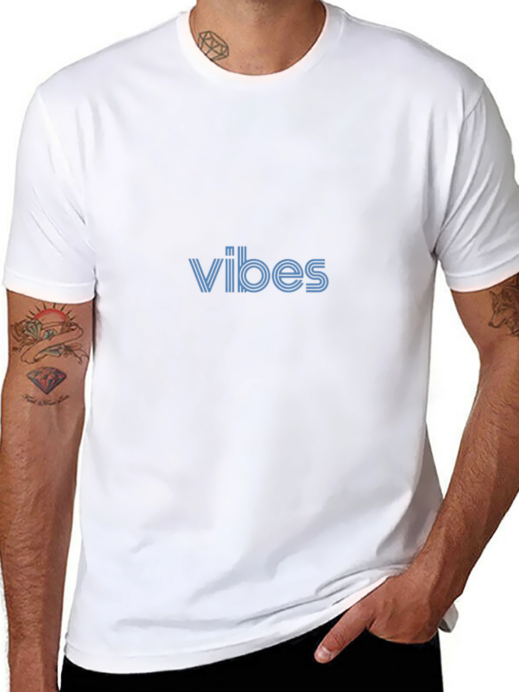 Vibes Graphic Print T-Shirt - Stylish & Comfortable