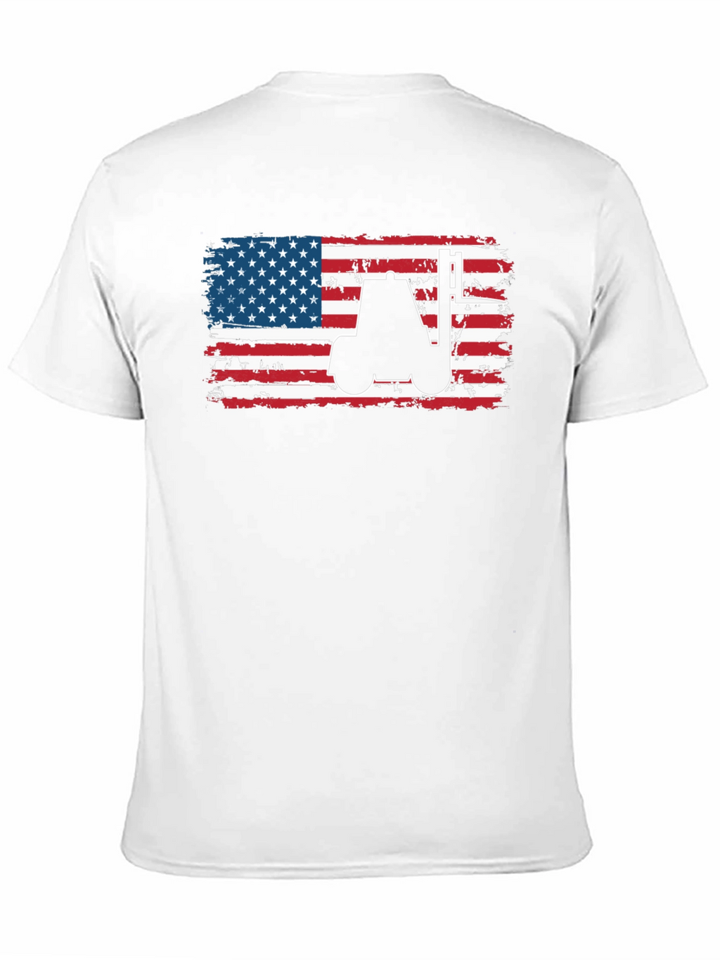 American Flag Forklift T-Shirt