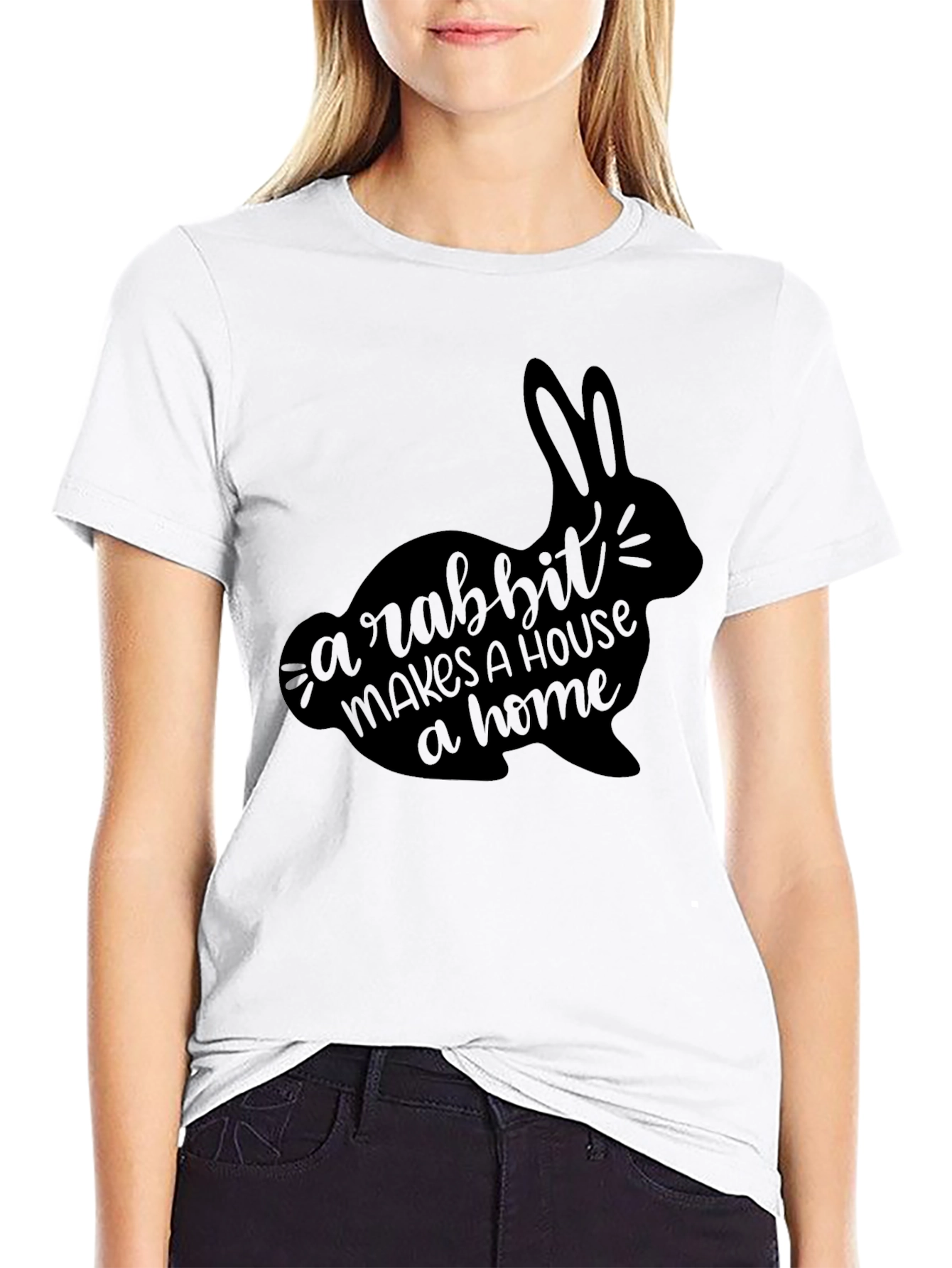 Rabbit Home T-Shirt - Pet Lover Tee
