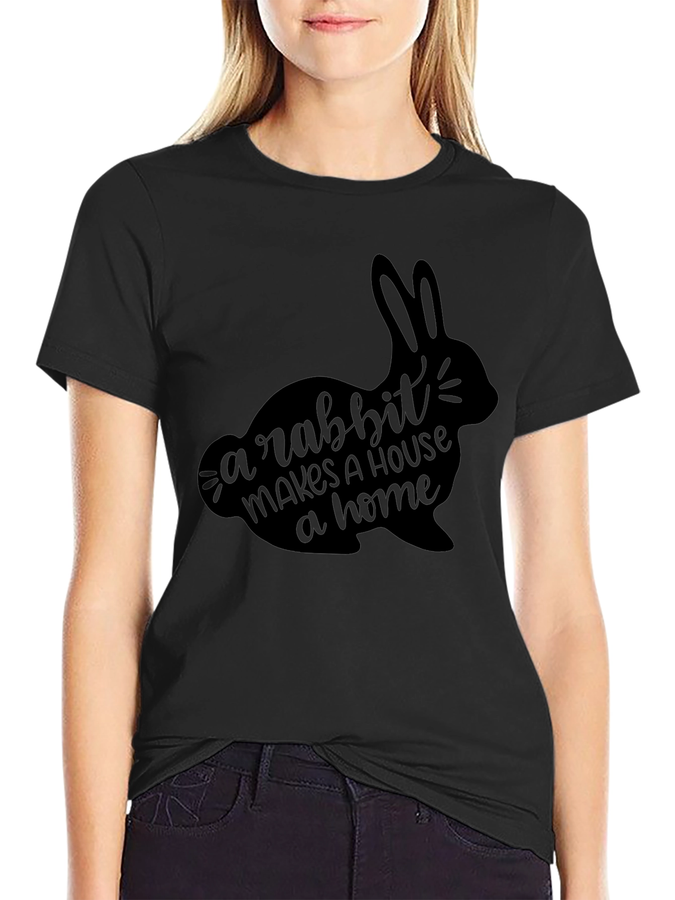 Rabbit Home T-Shirt - Pet Lover Tee