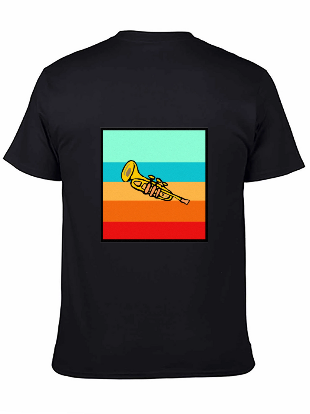 Retro Trumpet Sunset T-Shirt