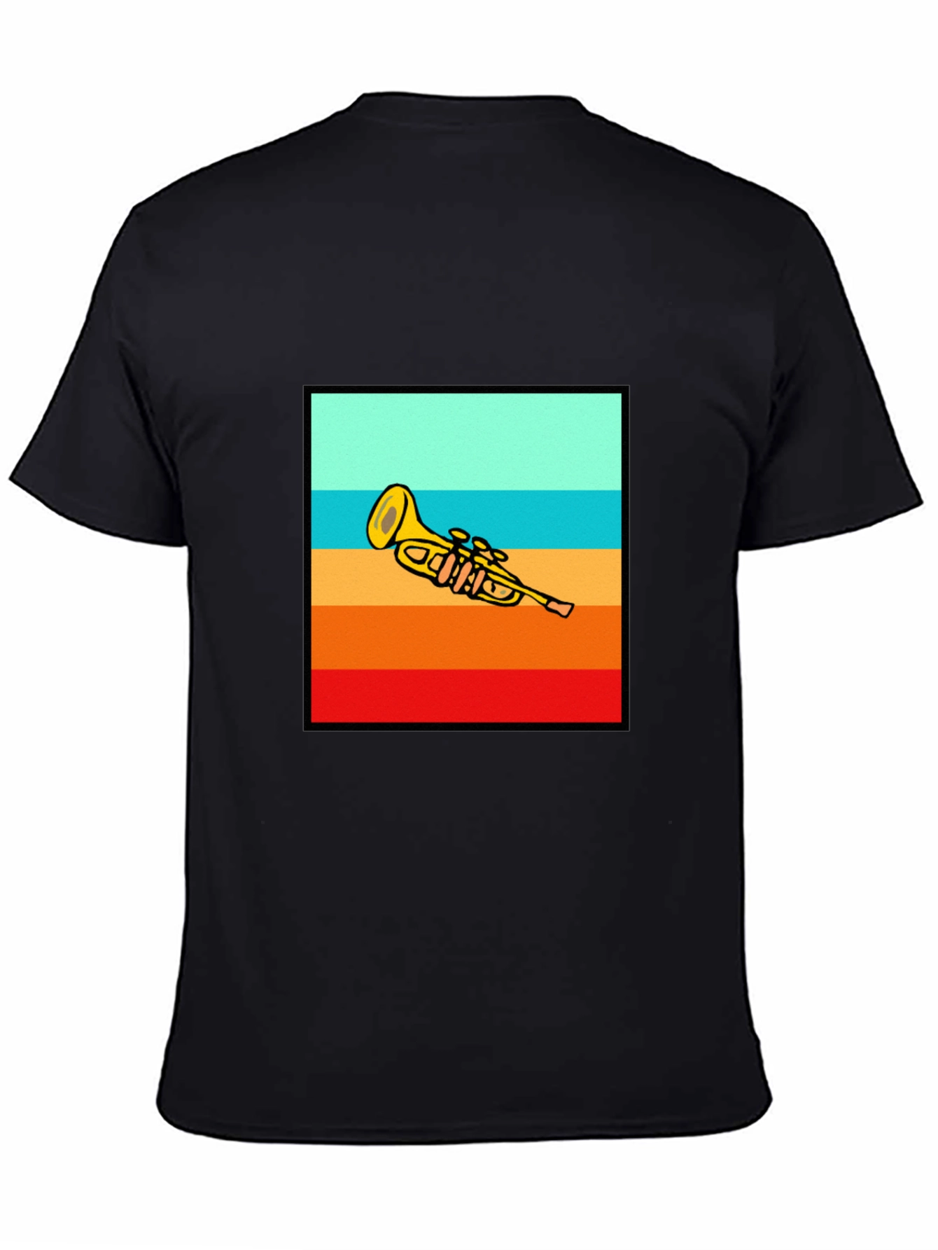 Retro Trumpet Sunset T-Shirt