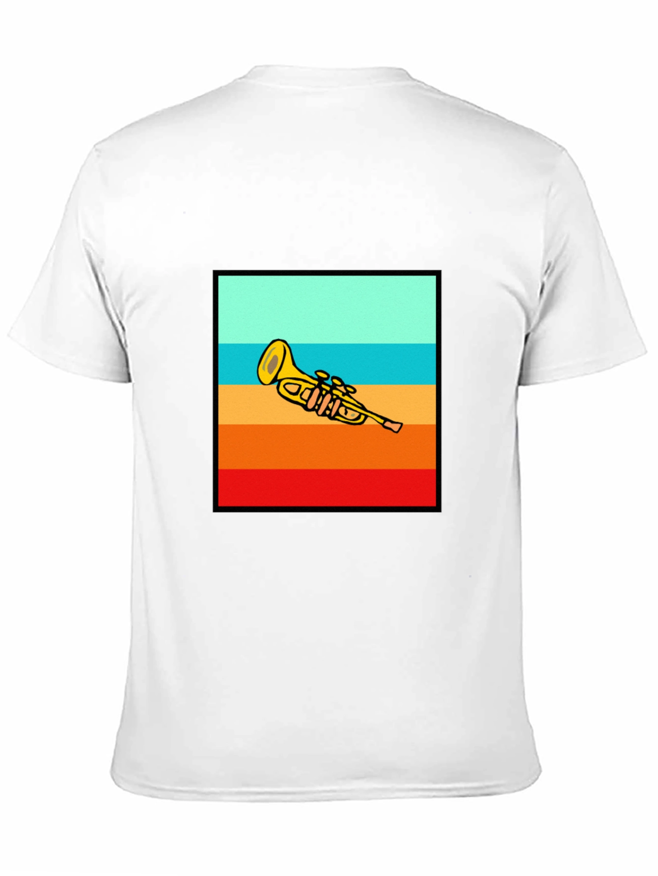 Retro Trumpet Sunset T-Shirt