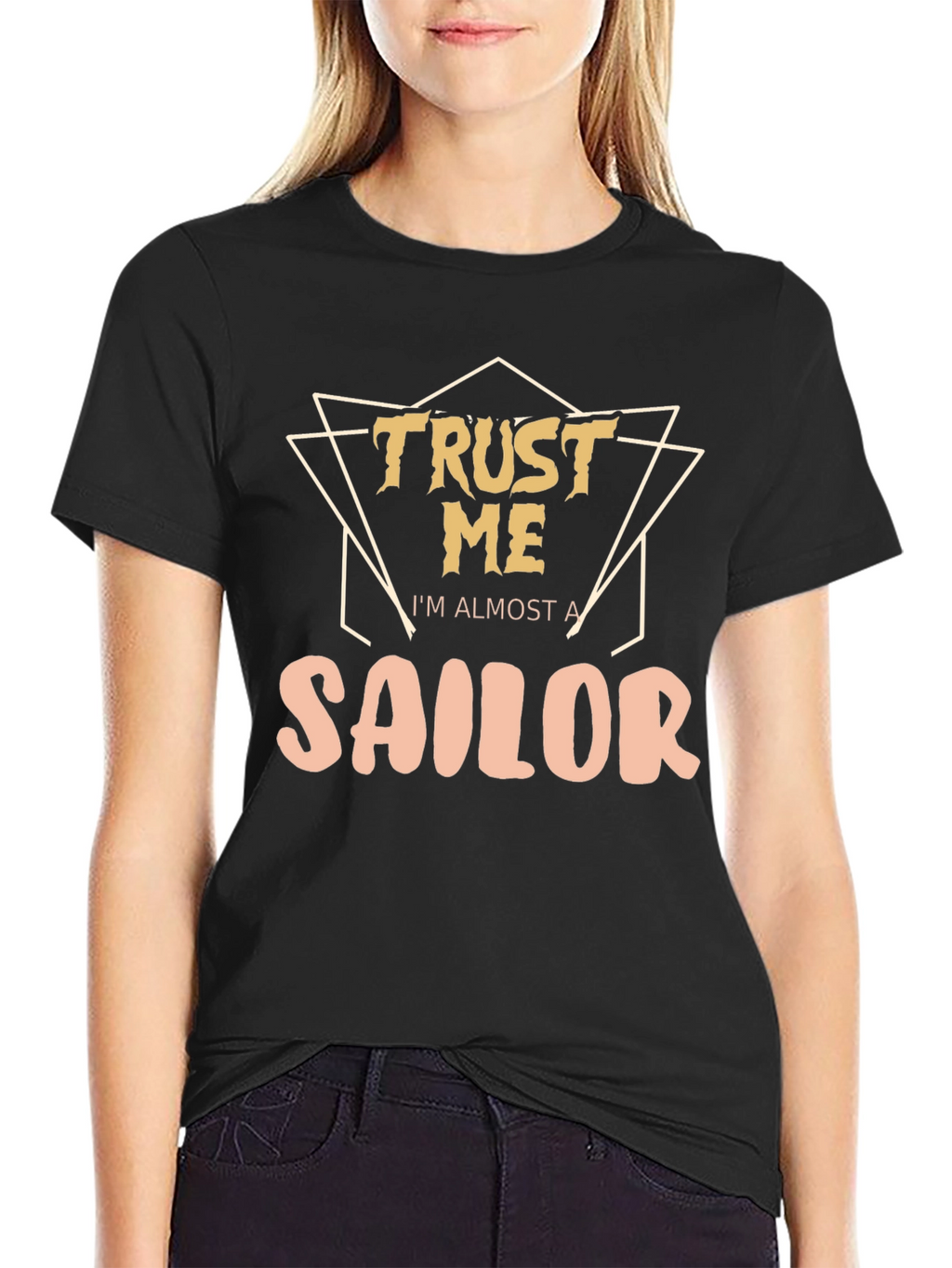 Trust Me Sailor T-Shirt | Black