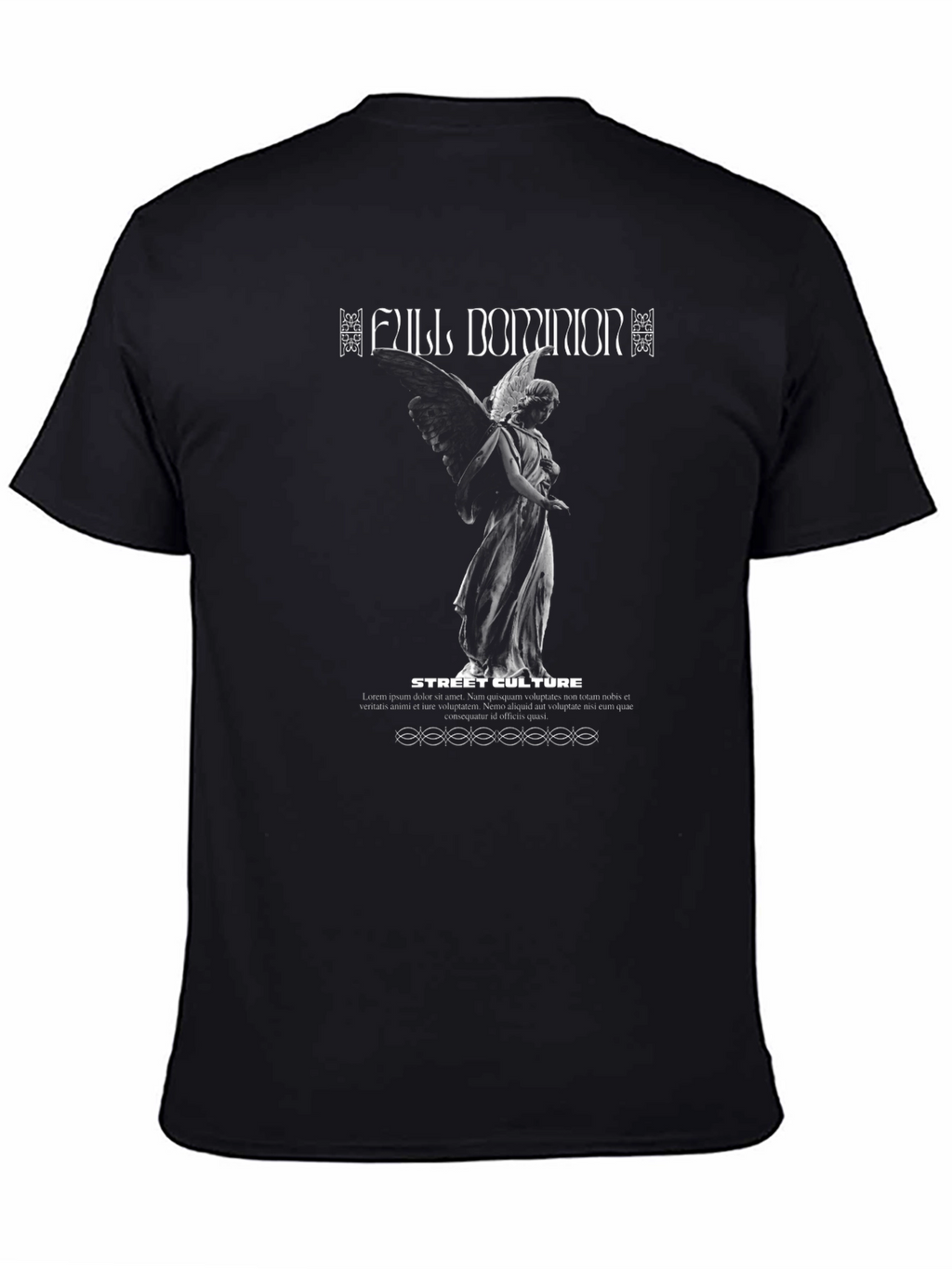 Full Dominion Angel T-Shirt - Street Culture Graphic Tee