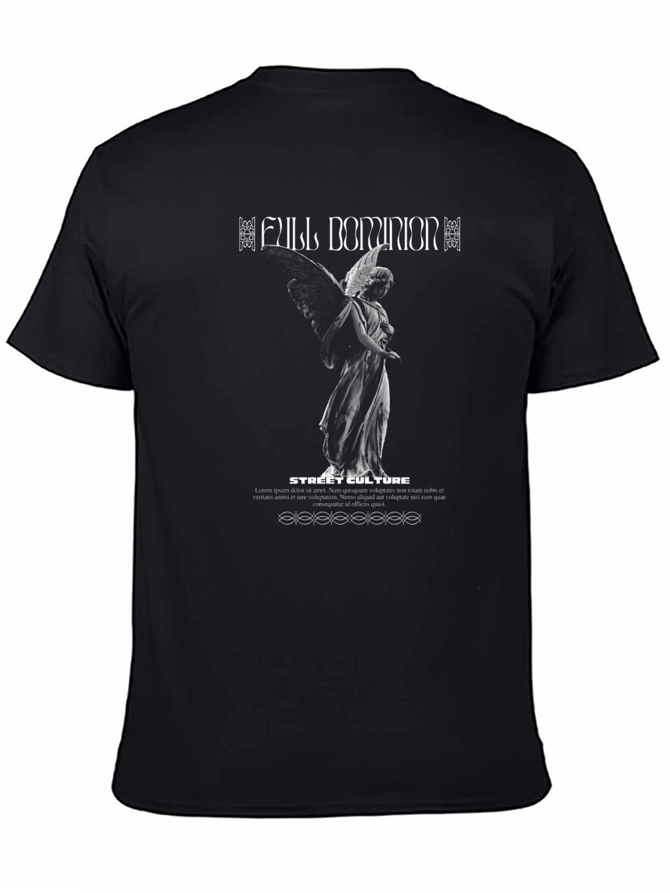 Full Dominion Angel T-Shirt - Street Culture Graphic Tee