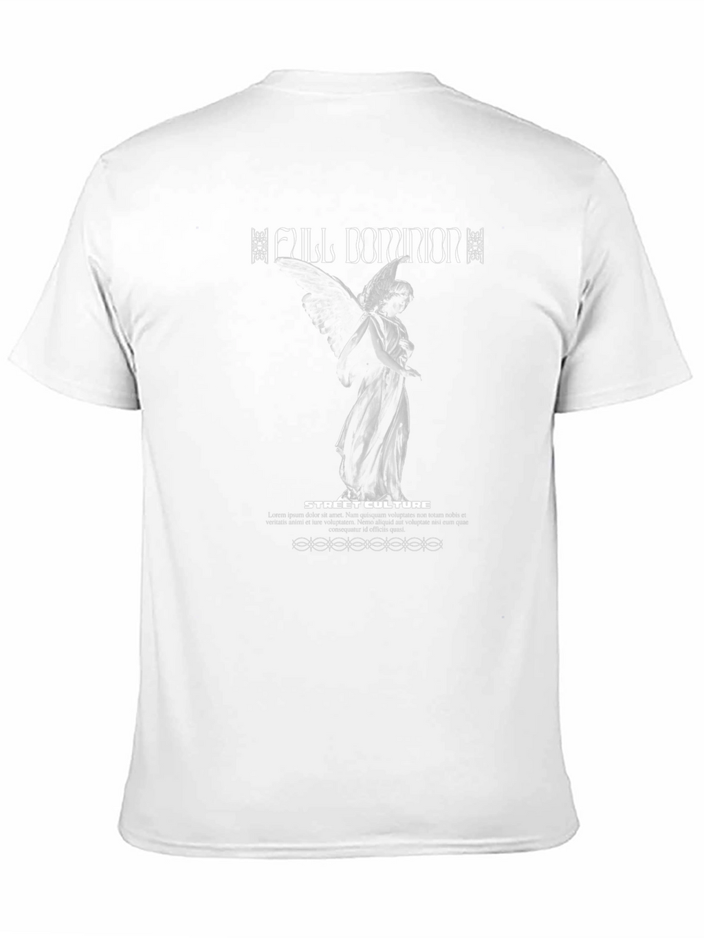 Full Dominion Angel T-Shirt - Street Culture Graphic Tee