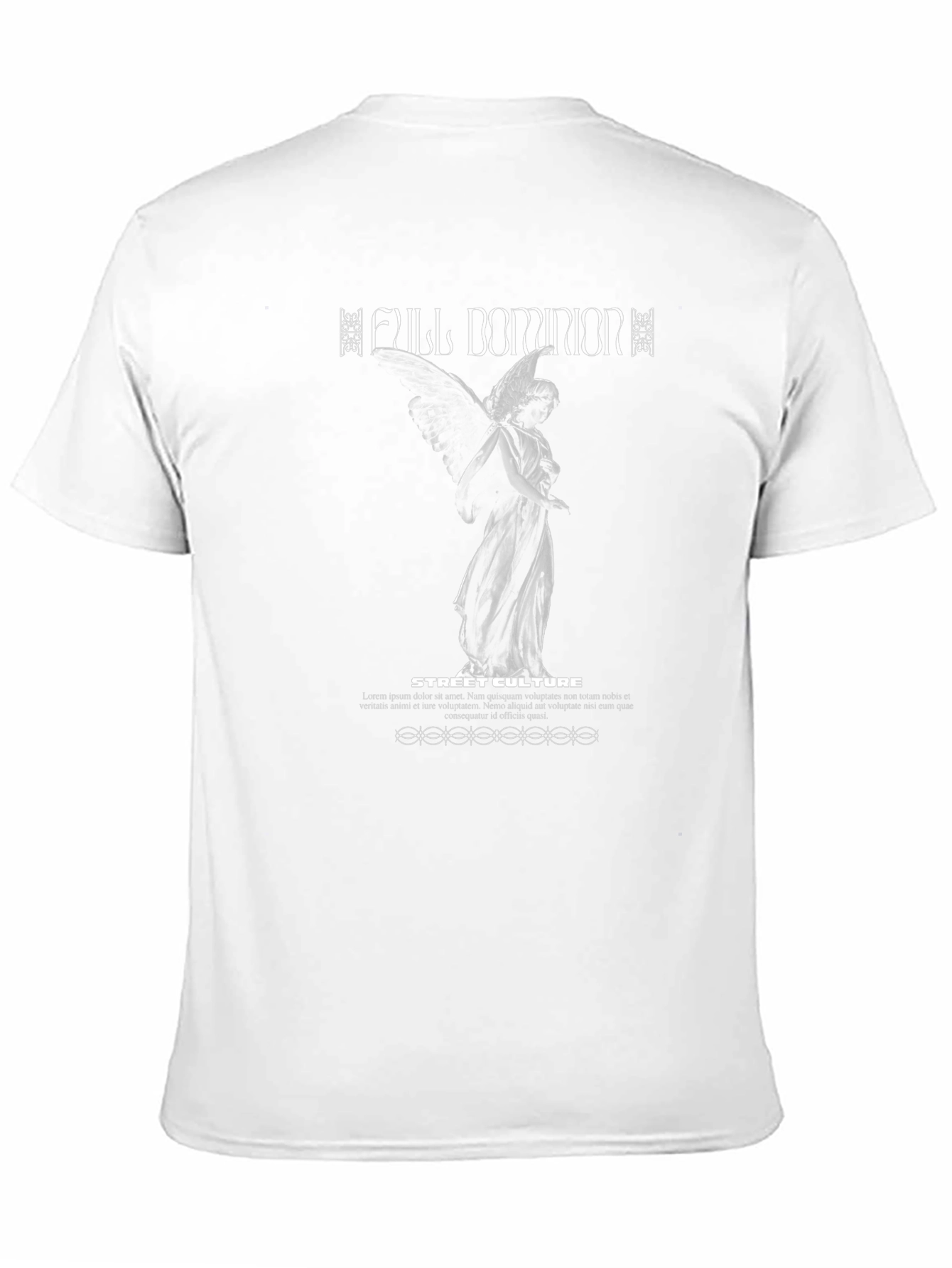 Full Dominion Angel T-Shirt - Street Culture Graphic Tee