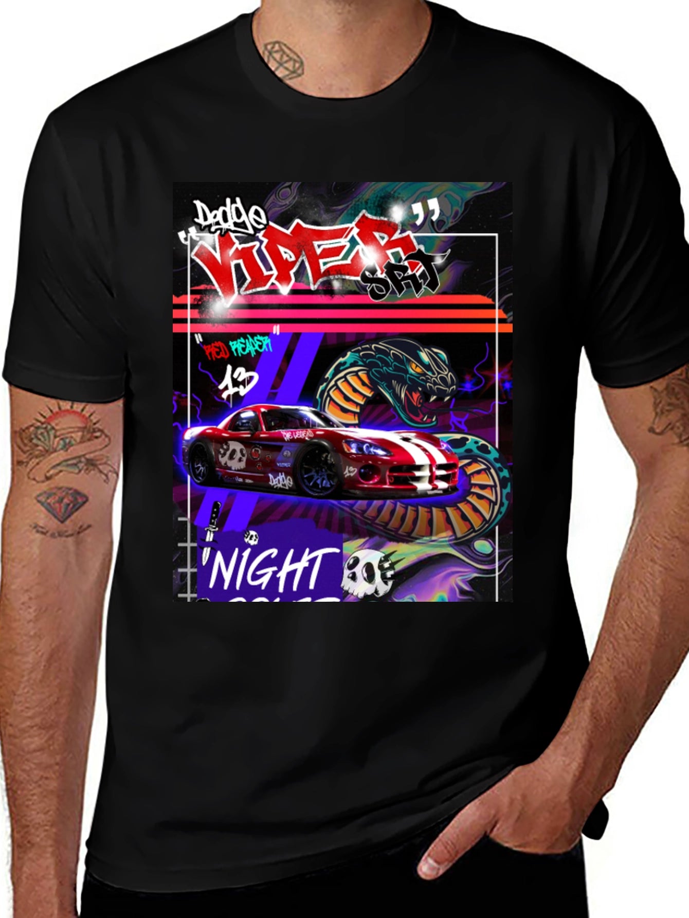 Dodge Viper SRT Graphic Tee - Night Rider Edition