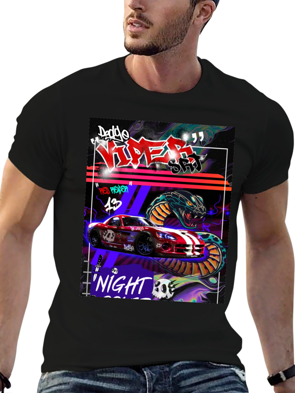 Dodge Viper SRT Graphic Tee - Night Rider Edition