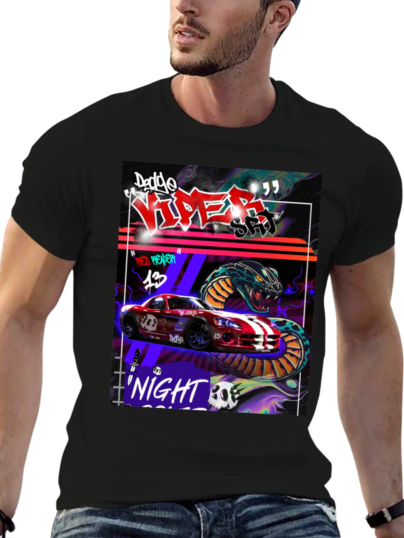 Dodge Viper SRT Graphic Tee - Night Rider Edition