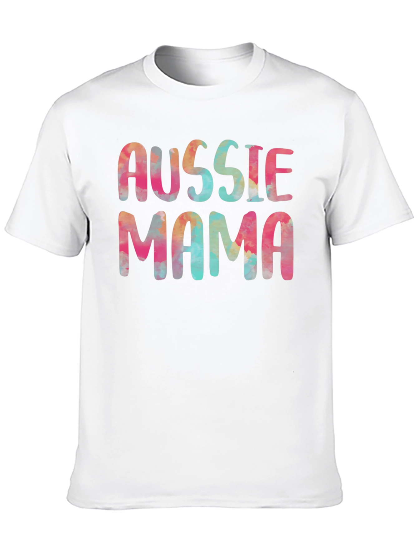 Aussie Mama Tie-Dye Graphic Tee