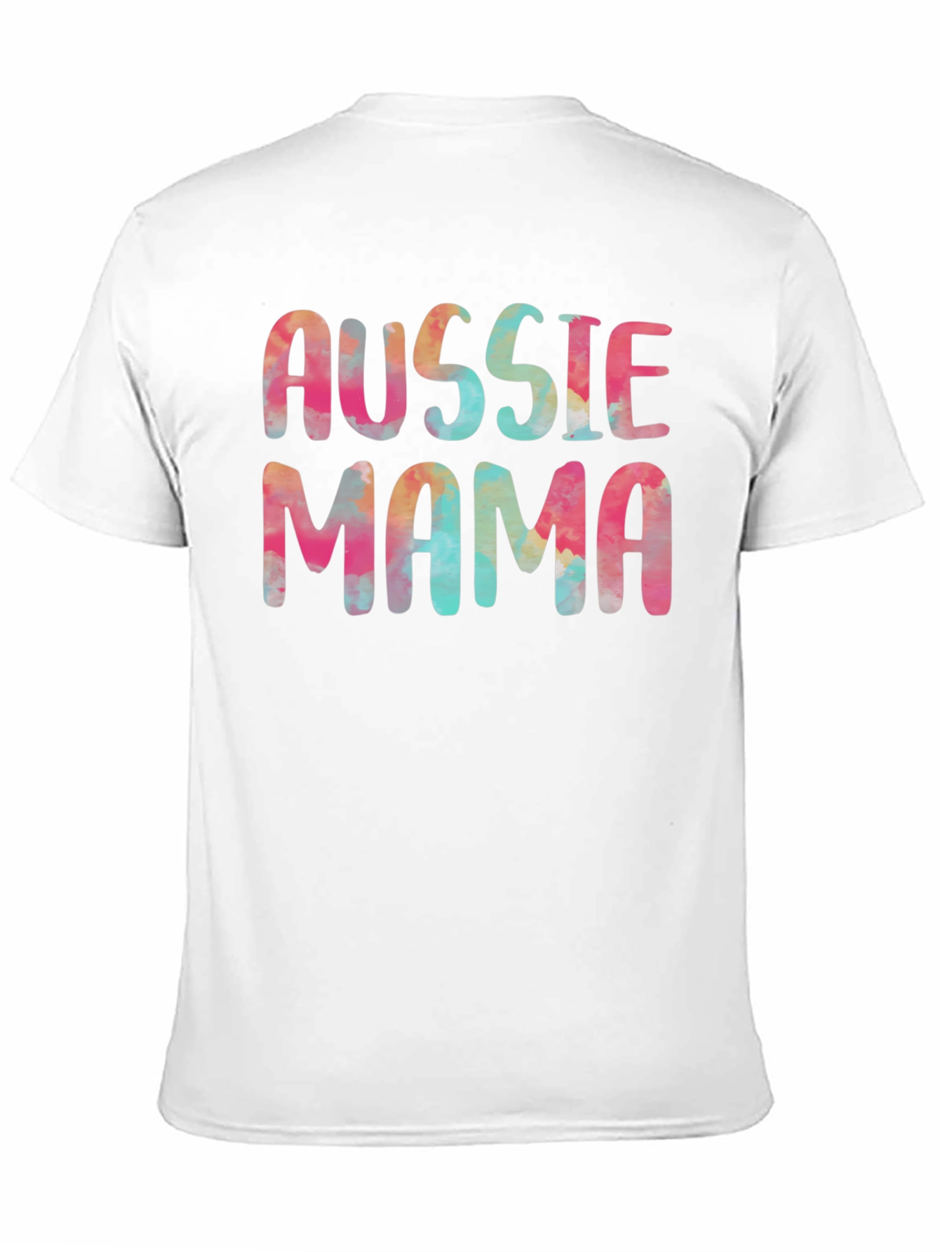 Aussie Mama Tie-Dye Graphic Tee
