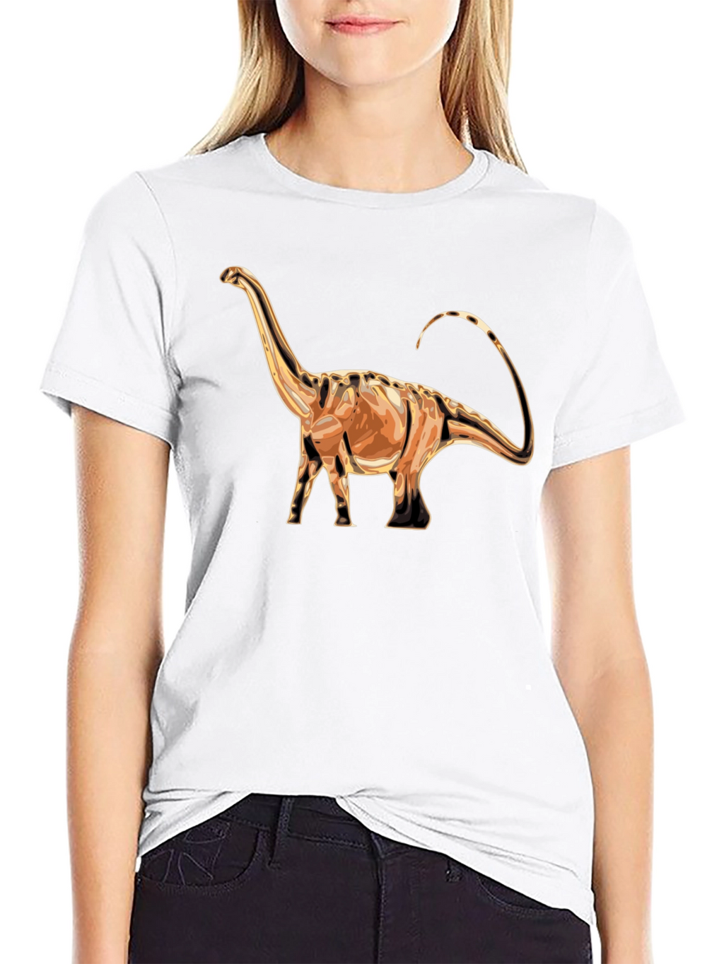 Dino T-Shirt - Brontosaurus Graphic Tee