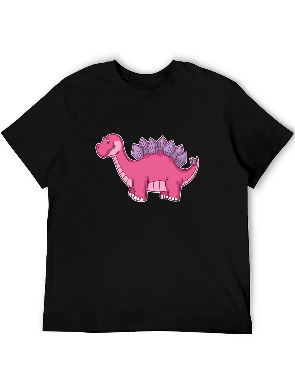 Dino T-Shirt - Pink Stegosaurus Graphic Tee