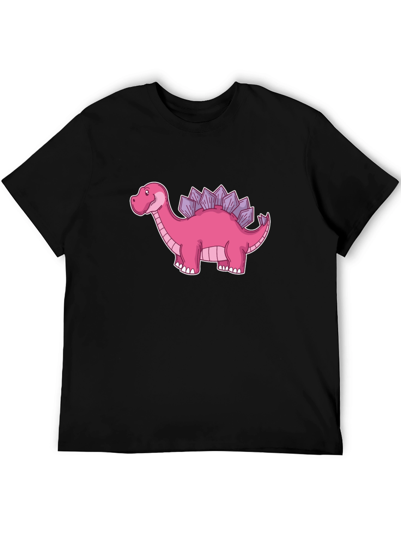 Dino T-Shirt - Pink Stegosaurus Graphic Tee