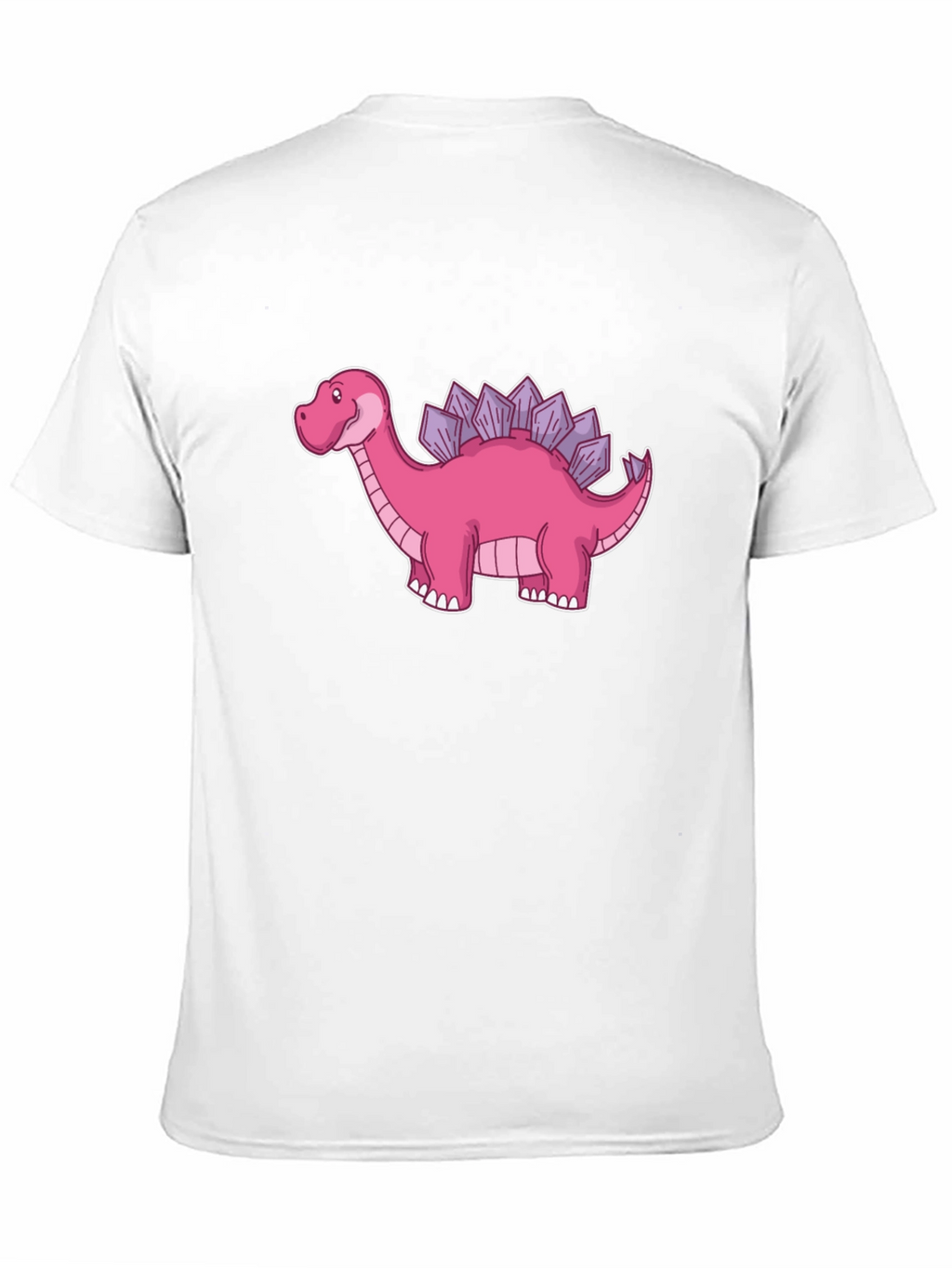 Dino T-Shirt - Pink Stegosaurus Graphic Tee