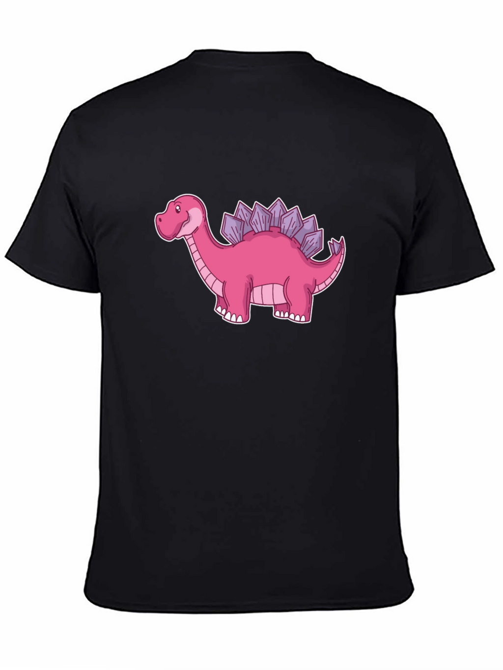 Dino T-Shirt - Pink Stegosaurus Graphic Tee