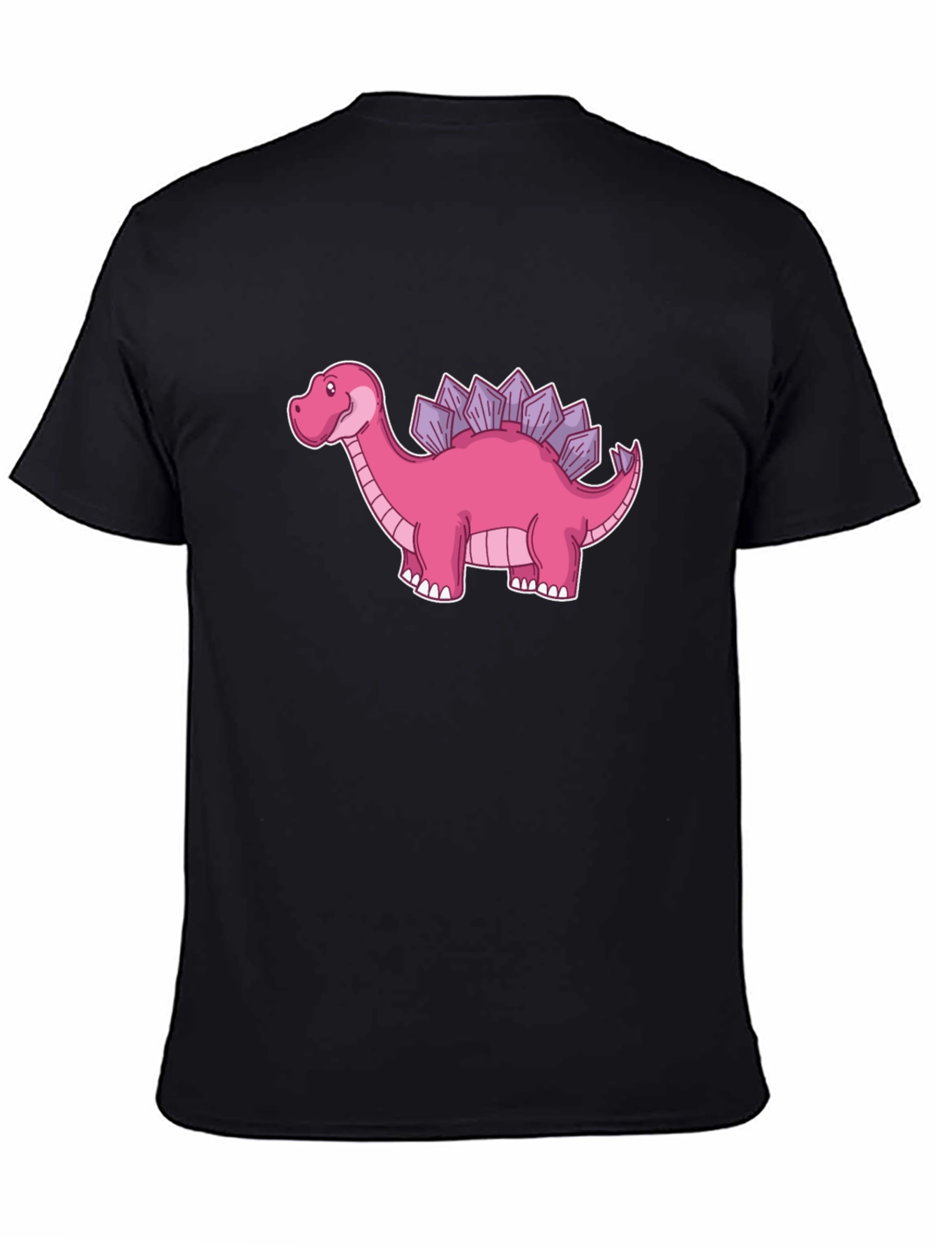 Dino T-Shirt - Pink Stegosaurus Graphic Tee