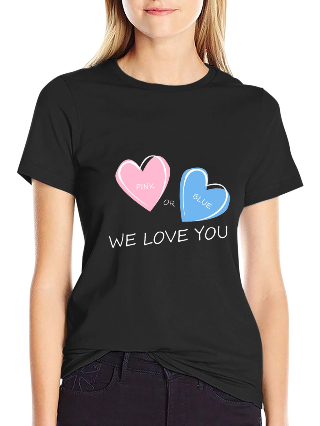 Pink or Blue We Love You T-Shirt