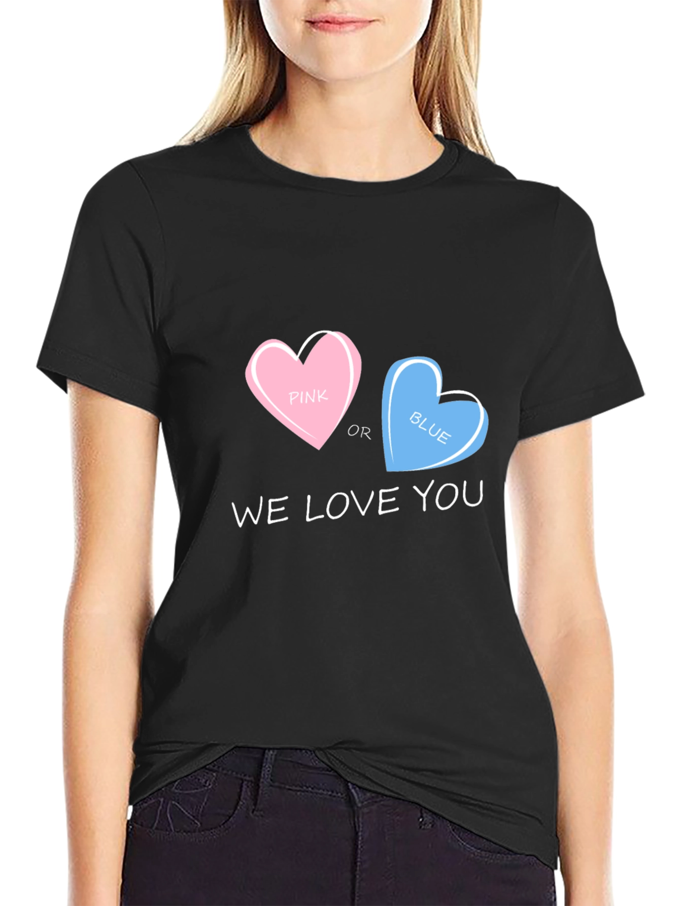 Pink or Blue We Love You T-Shirt