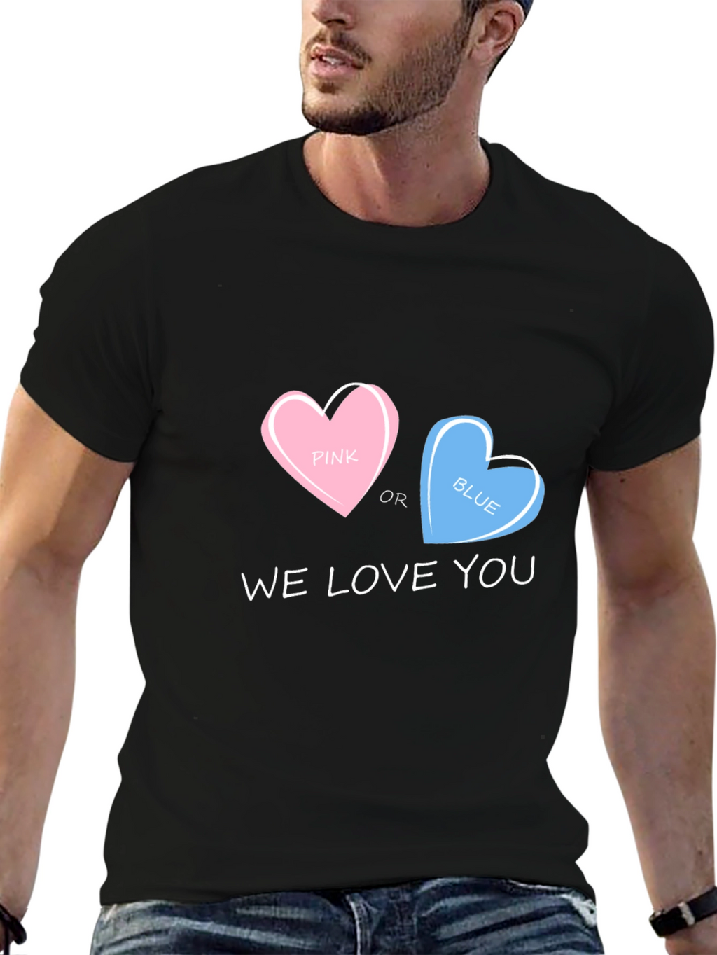 Pink or Blue We Love You T-Shirt