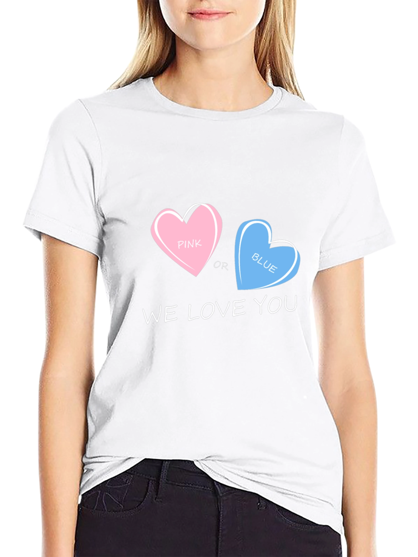 Pink or Blue We Love You T-Shirt