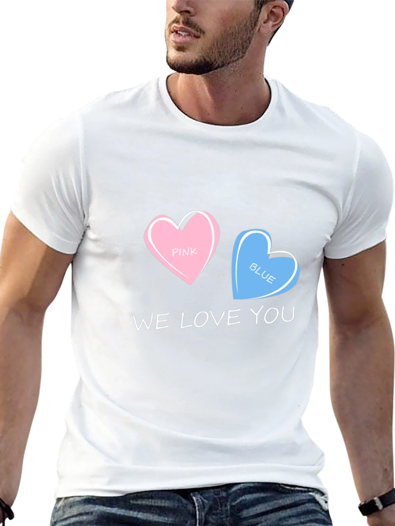 Pink or Blue We Love You T-Shirt