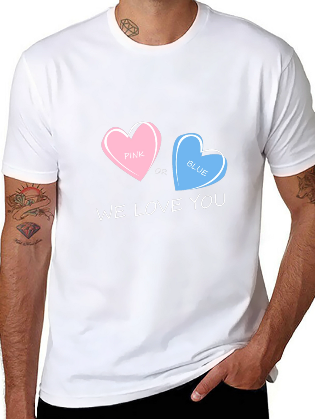 Pink or Blue We Love You T-Shirt