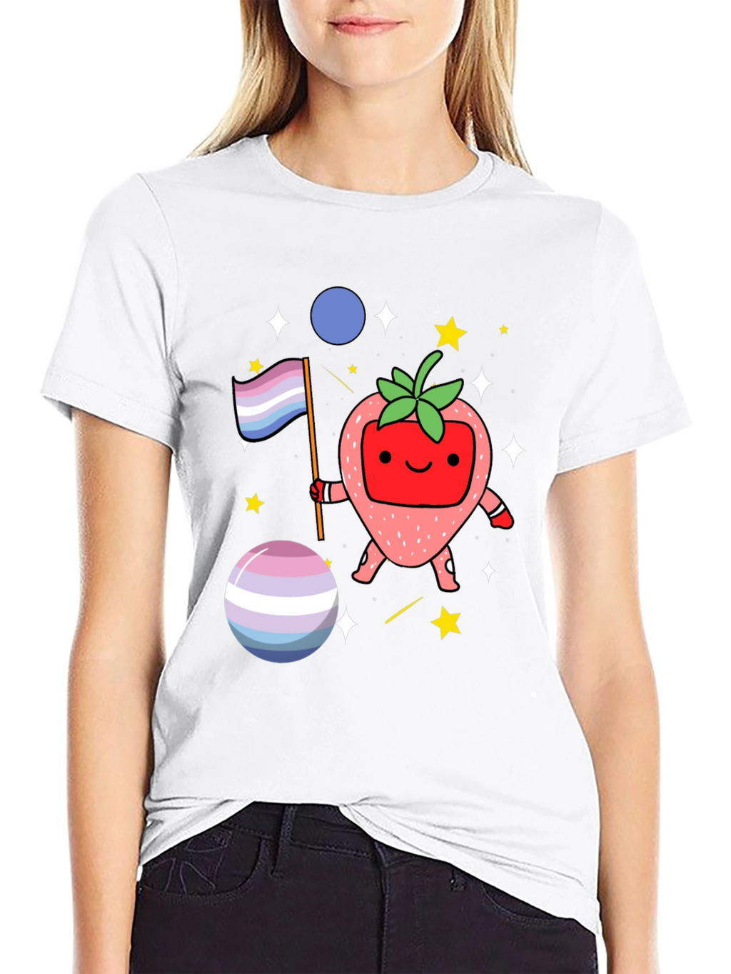Strawberry LGBTQ+ Pride T-Shirt