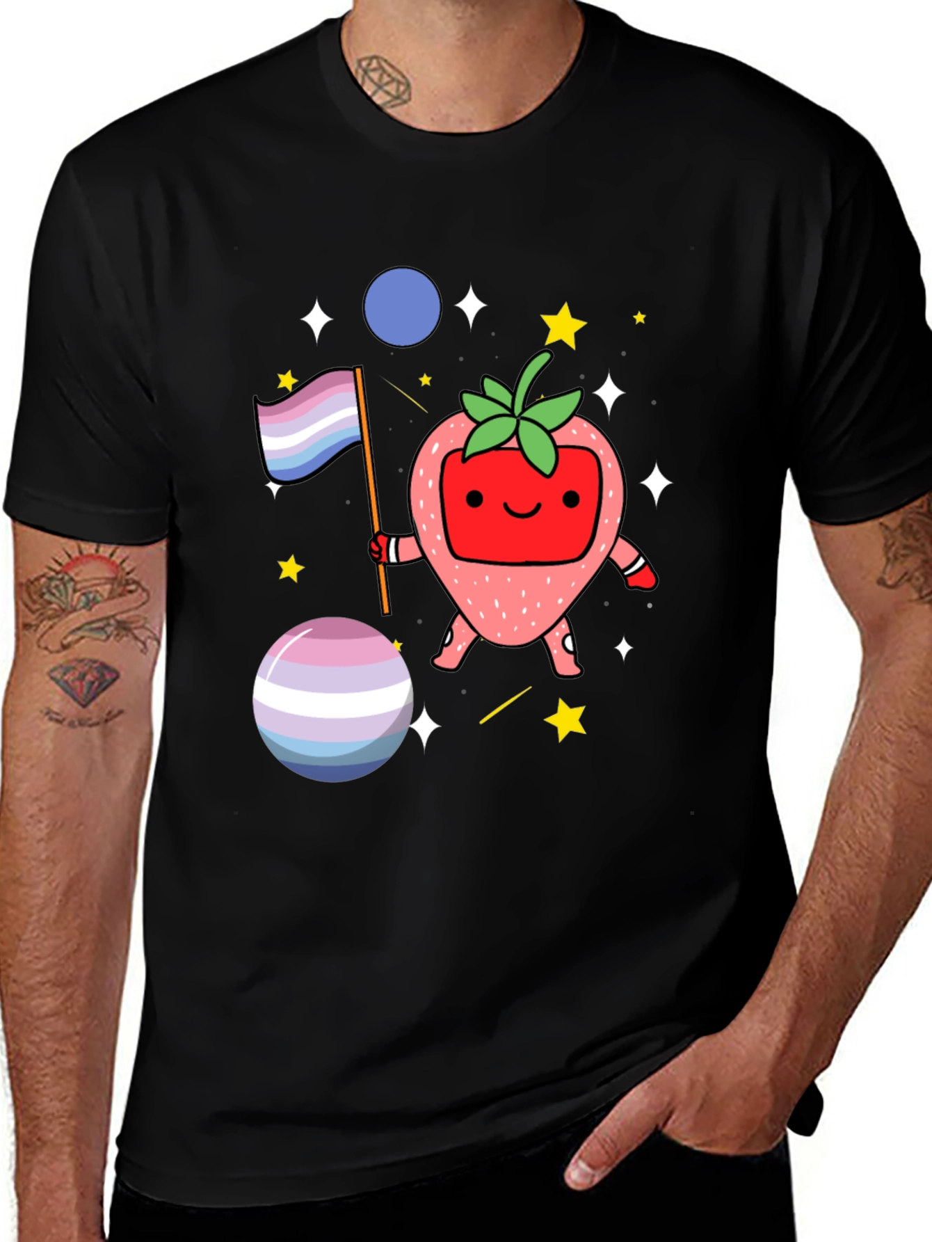 Strawberry LGBTQ+ Pride T-Shirt